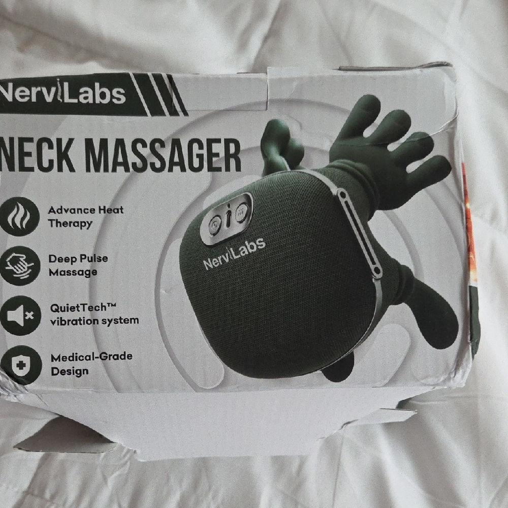 Green Neck Massager  From Nervi Works Wonders